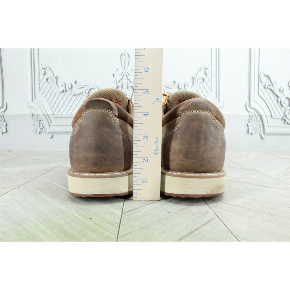 LL Bean Stonington Moc-Toe Brown Leather Water Resistant Work Shoes 10.5 M - Picture 8 of 9